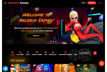 Arlekin Casino – main page