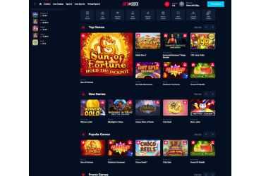 Betsofa Casino - games page