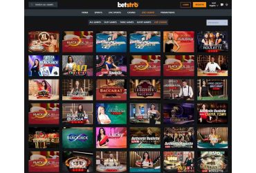 Betstro - live games