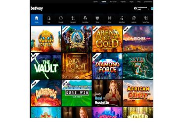Betway casino - list of slot machines