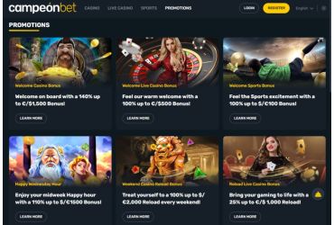 Campeonbet casino - promotions