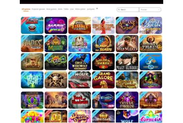 Locowin Casino - games page