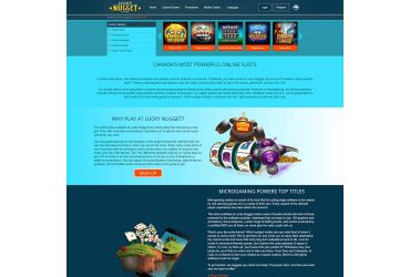 Lucky Nugget casino - page "About us".