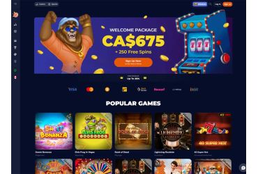 Nine casino main page