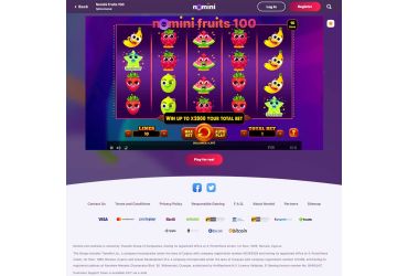 Nomini casino - slot machine "Nomini Fruits 100".