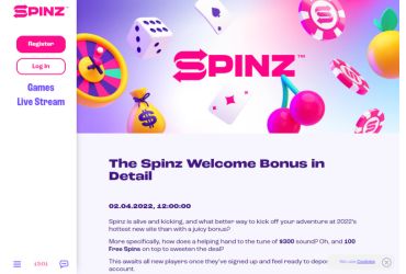 Spinz casino - promotions